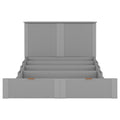Lit escamotable double avec tiroir, prises et ports USB