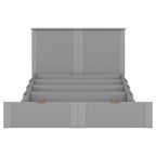 Lit escamotable double avec tiroir, prises et ports USB