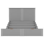 Lit escamotable double avec tiroir, prises et ports USB