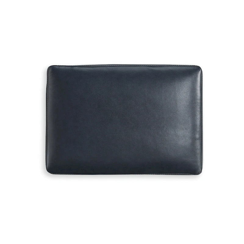 Ottoman en cuir et en similicuir