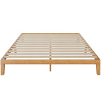 Lit plateforme en bois massif grand format avec rangement sous le lit