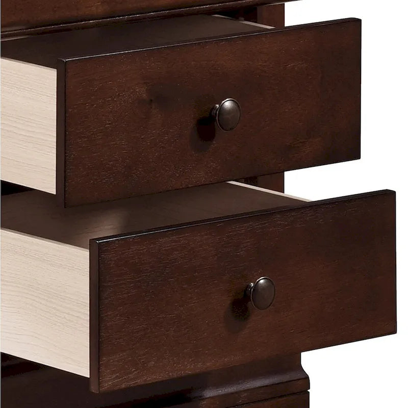 Tables de chevet traditionnelles en bois massif, Armoire de rangement de chevet pour chambre à coucher, Table d'appoint de salon avec tiroirs, Table d'appoint d'entrée