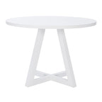 Table à manger ronde blanche