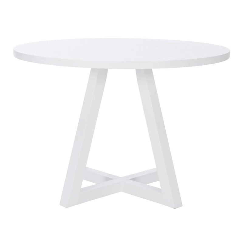 Table à manger ronde blanche