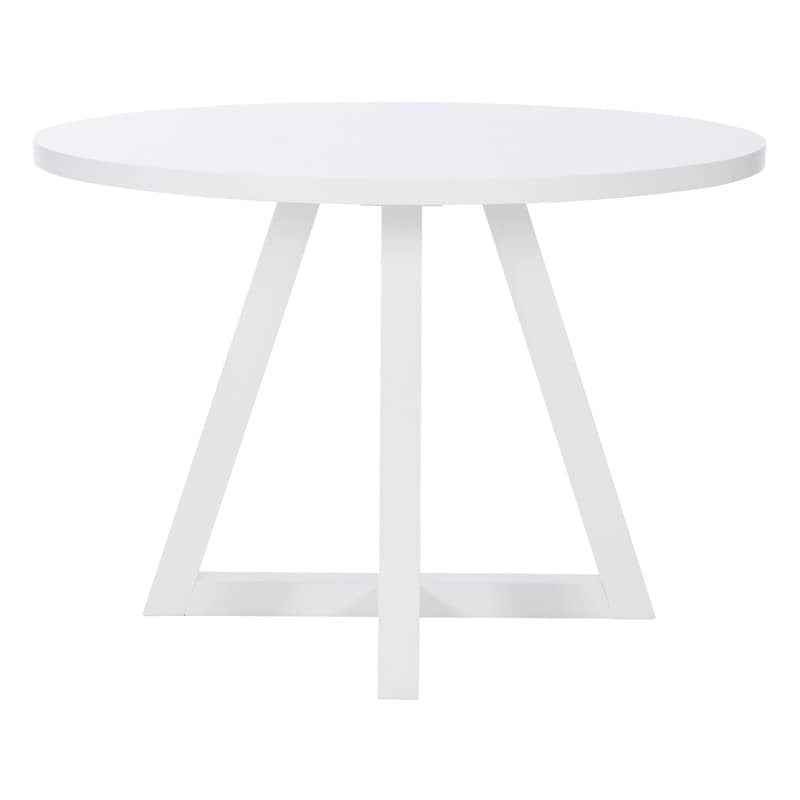 Table à manger ronde blanche