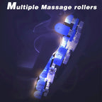 Fauteuil de massage corporel complet inclinable avec gravité zéro, airbag, haut-parleur Bluetooth et rouleau pour les pieds