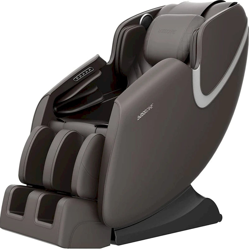 Fauteuil de massage corporel complet inclinable avec gravité zéro, airbag, haut-parleur Bluetooth et rouleau pour les pieds