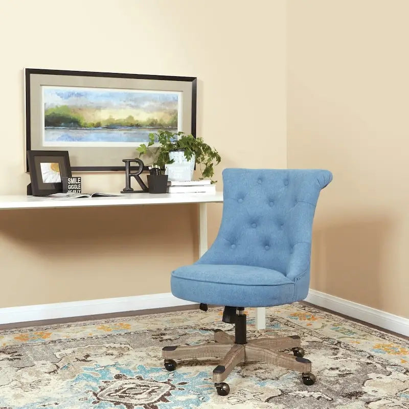 Chaise de bureau capitonnée avec hauteur réglable