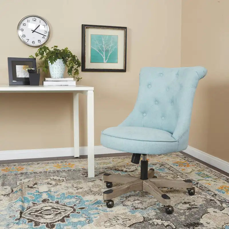 Chaise de bureau capitonnée avec hauteur réglable