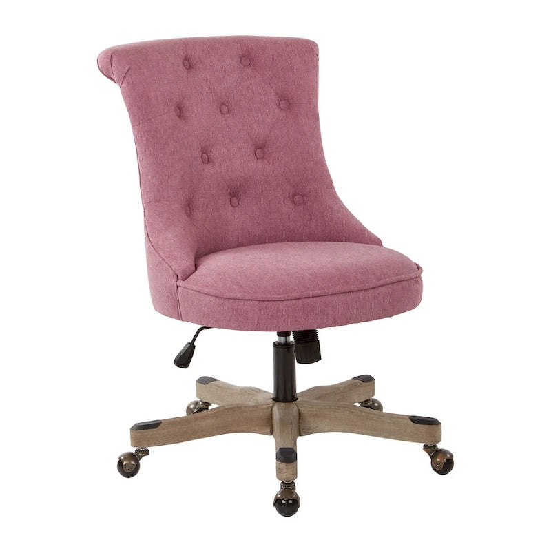 Chaise de bureau capitonnée avec hauteur réglable