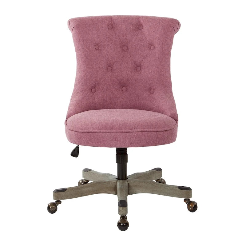 Chaise de bureau capitonnée avec hauteur réglable