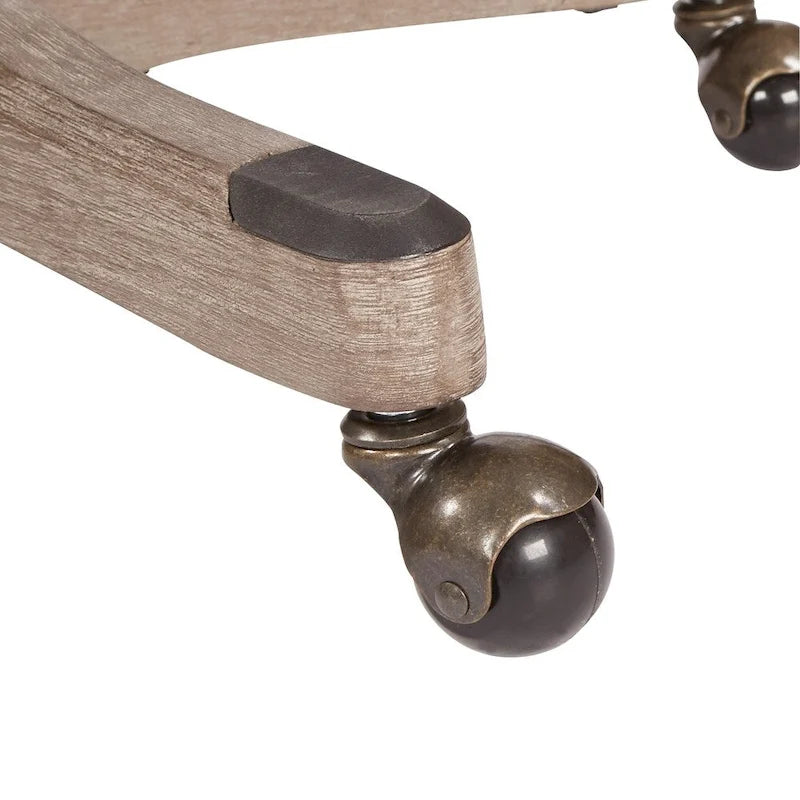 Chaise de bureau capitonnée avec hauteur réglable