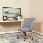 Chaise de bureau capitonnée avec hauteur réglable