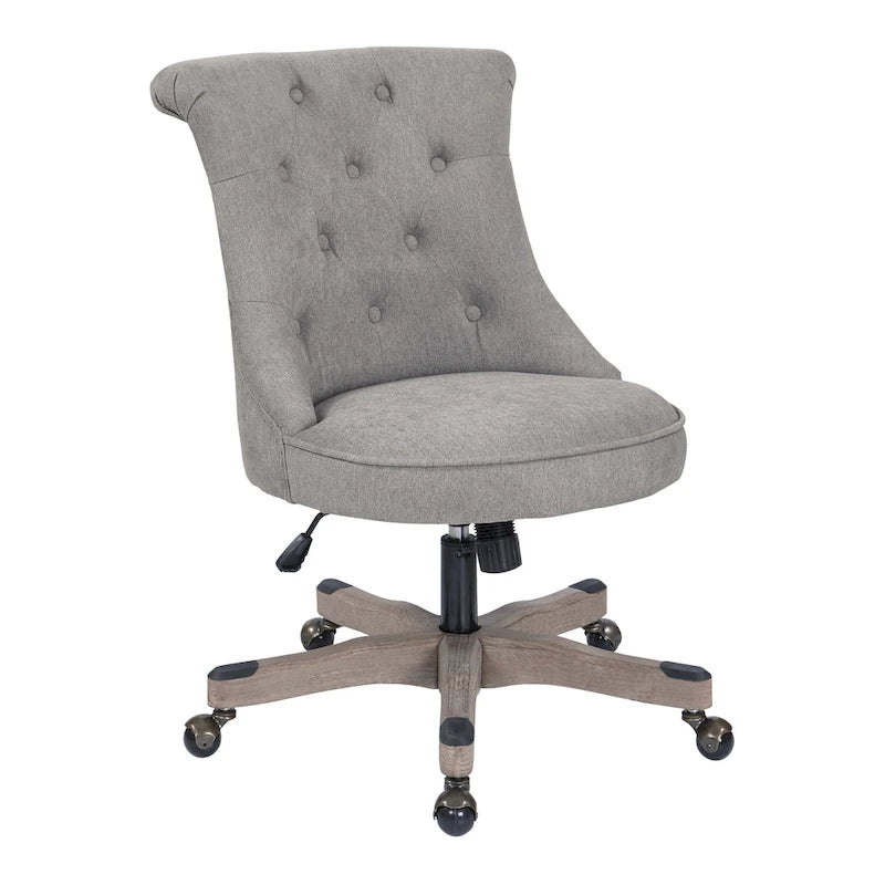 Chaise de bureau capitonnée avec hauteur réglable