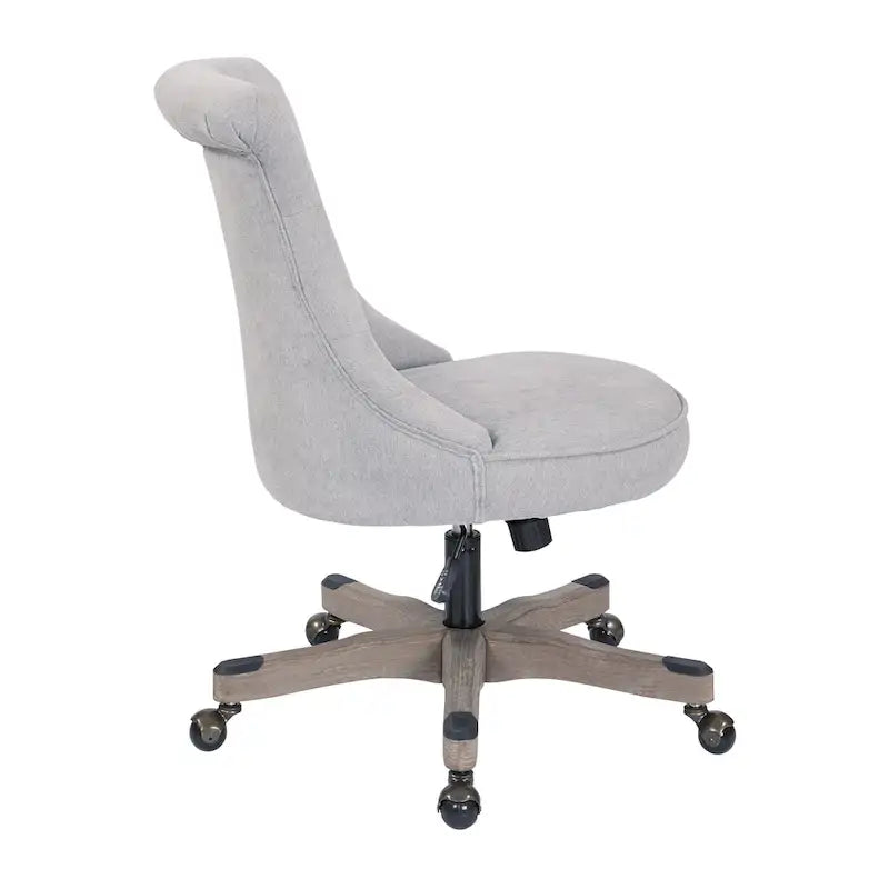 Chaise de bureau capitonnée avec hauteur réglable