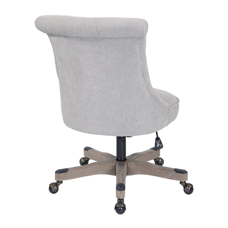 Chaise de bureau capitonnée avec hauteur réglable