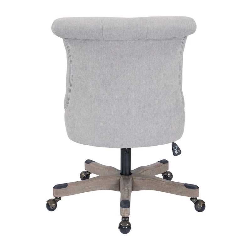 Chaise de bureau capitonnée avec hauteur réglable