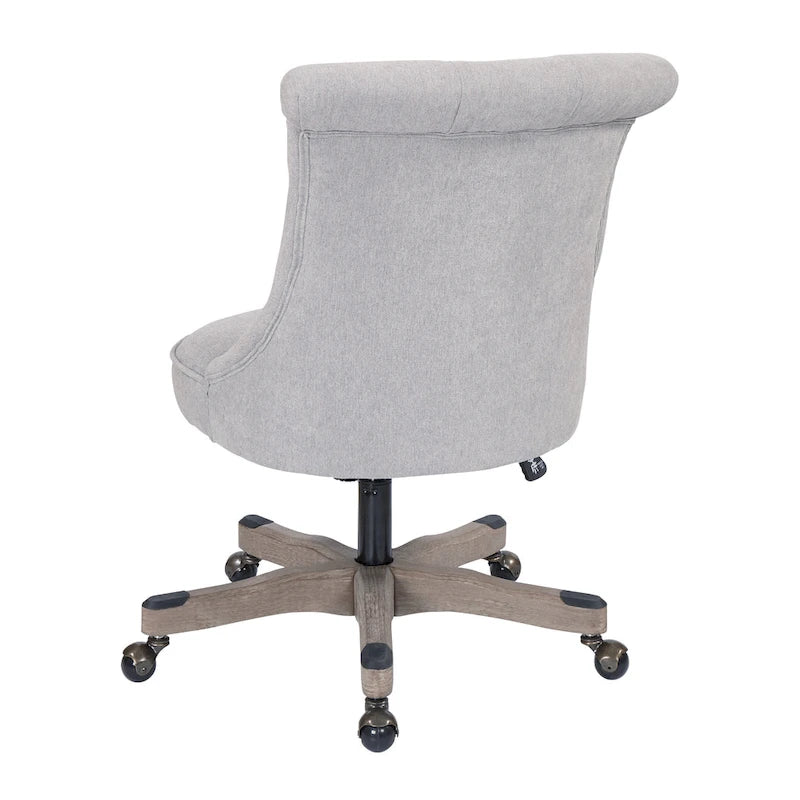 Chaise de bureau capitonnée avec hauteur réglable