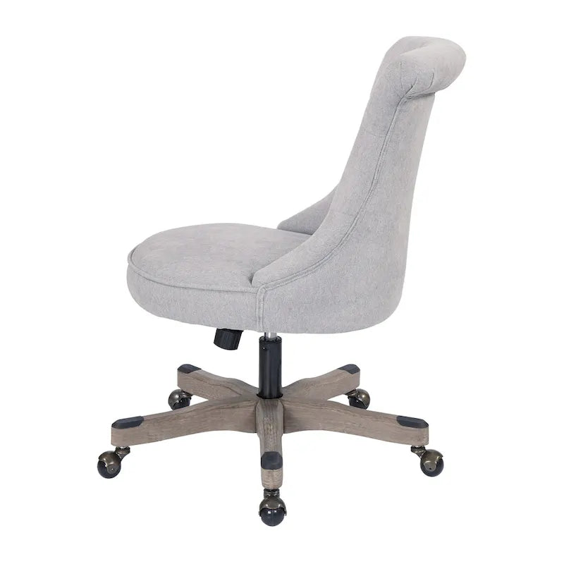 Chaise de bureau capitonnée avec hauteur réglable
