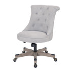 Chaise de bureau capitonnée avec hauteur réglable