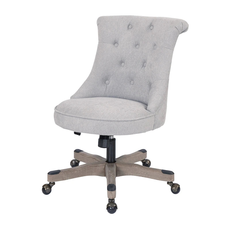 Chaise de bureau capitonnée avec hauteur réglable