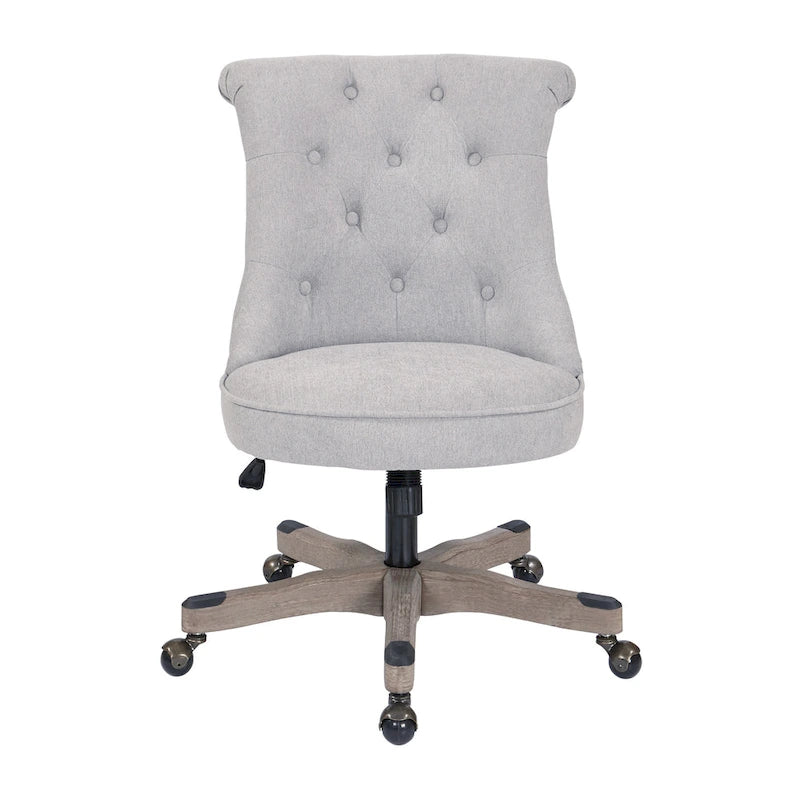 Chaise de bureau capitonnée avec hauteur réglable