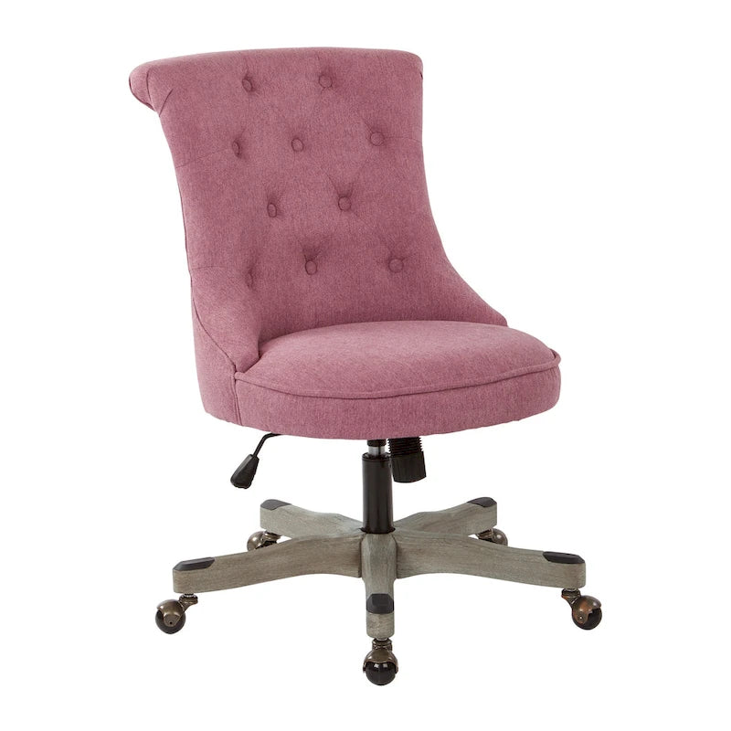 Chaise de bureau capitonnée avec hauteur réglable