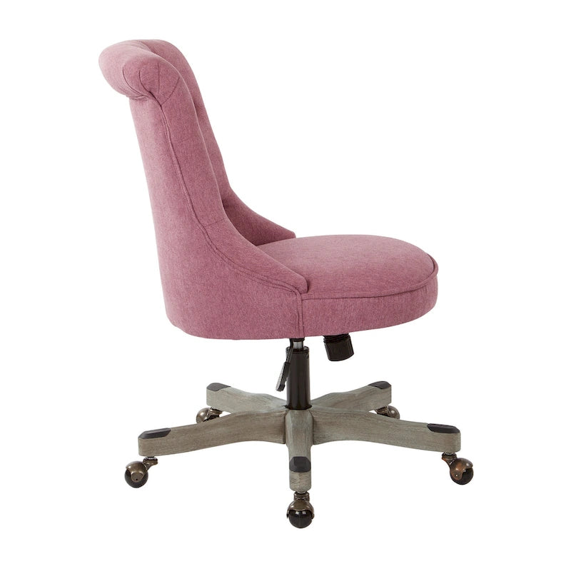 Chaise de bureau capitonnée avec hauteur réglable