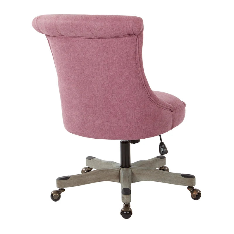 Chaise de bureau capitonnée avec hauteur réglable