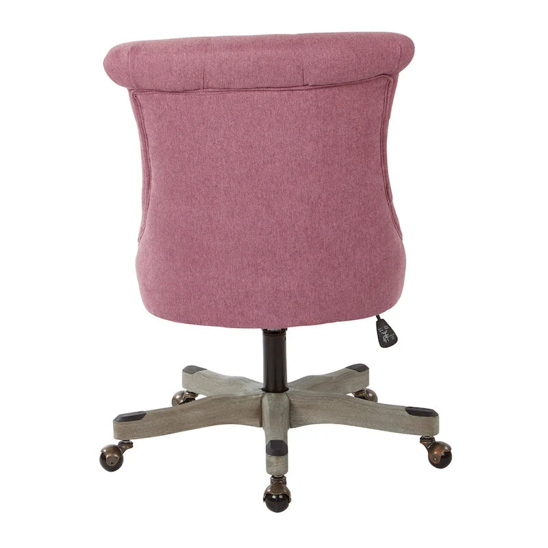 Chaise de bureau capitonnée avec hauteur réglable