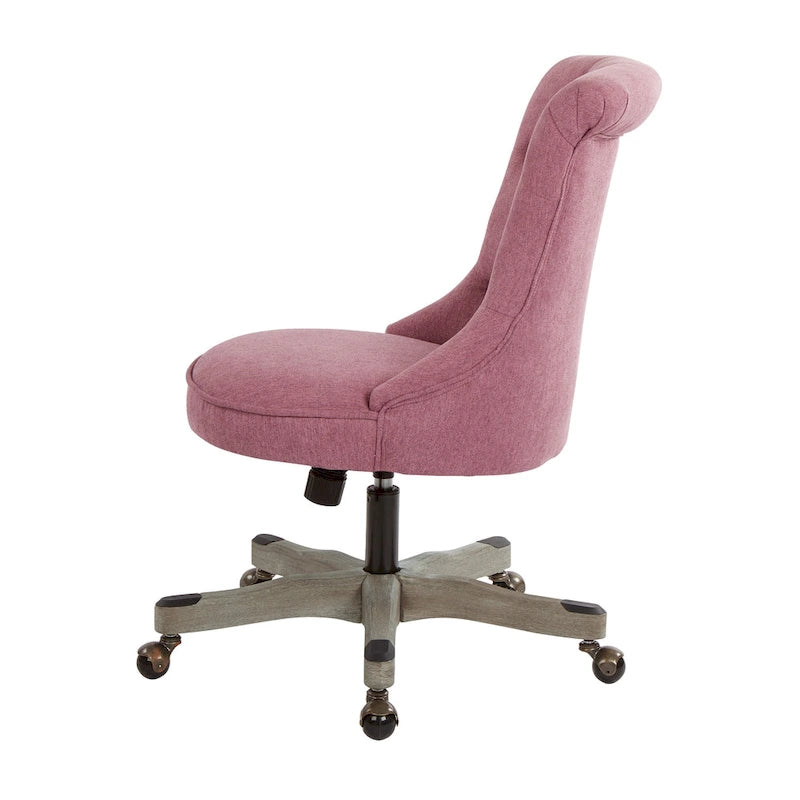 Chaise de bureau capitonnée avec hauteur réglable