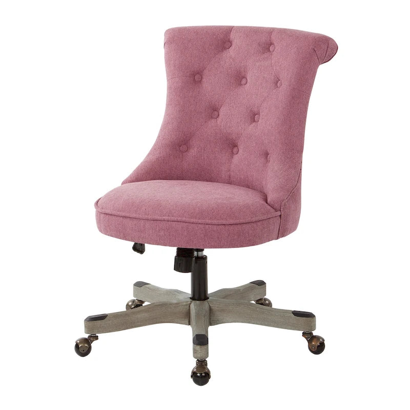 Chaise de bureau capitonnée avec hauteur réglable