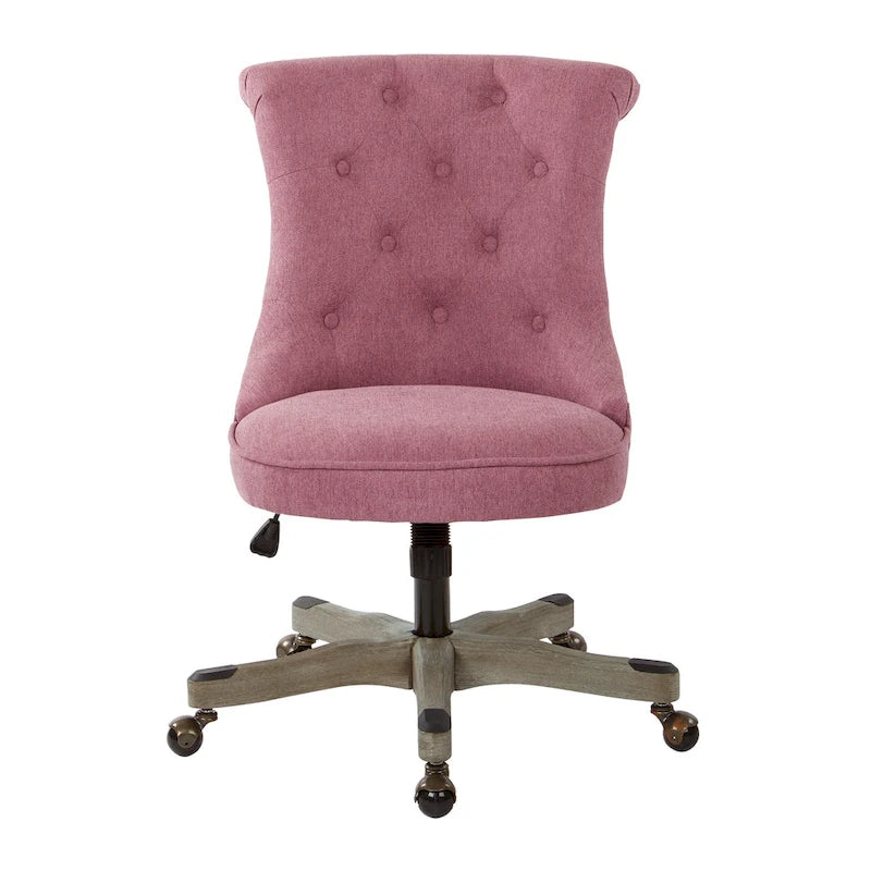 Chaise de bureau capitonnée avec hauteur réglable