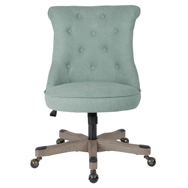 Chaise de bureau capitonnée avec hauteur réglable