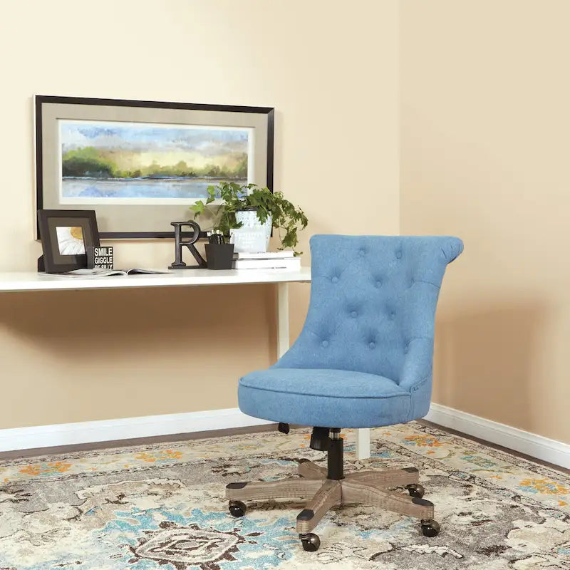 Chaise de bureau capitonnée avec hauteur réglable