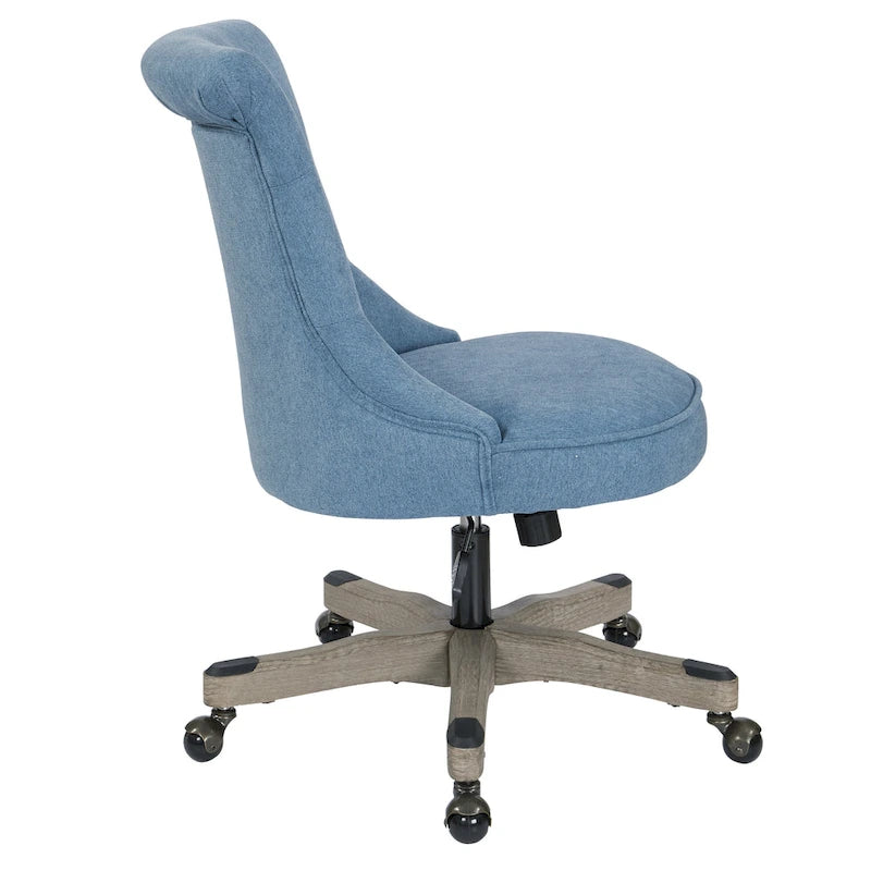 Chaise de bureau capitonnée avec hauteur réglable