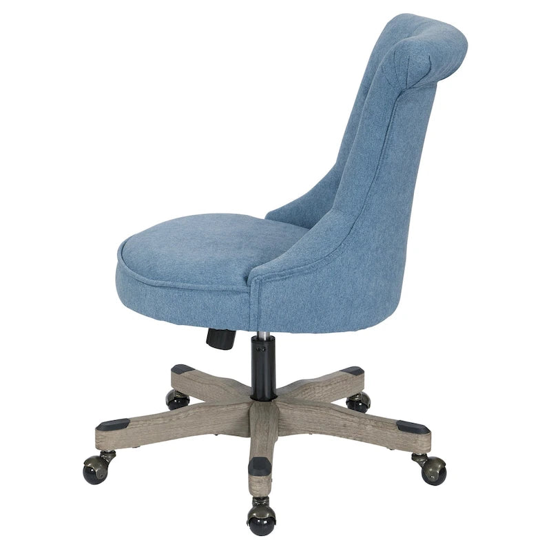 Chaise de bureau capitonnée avec hauteur réglable