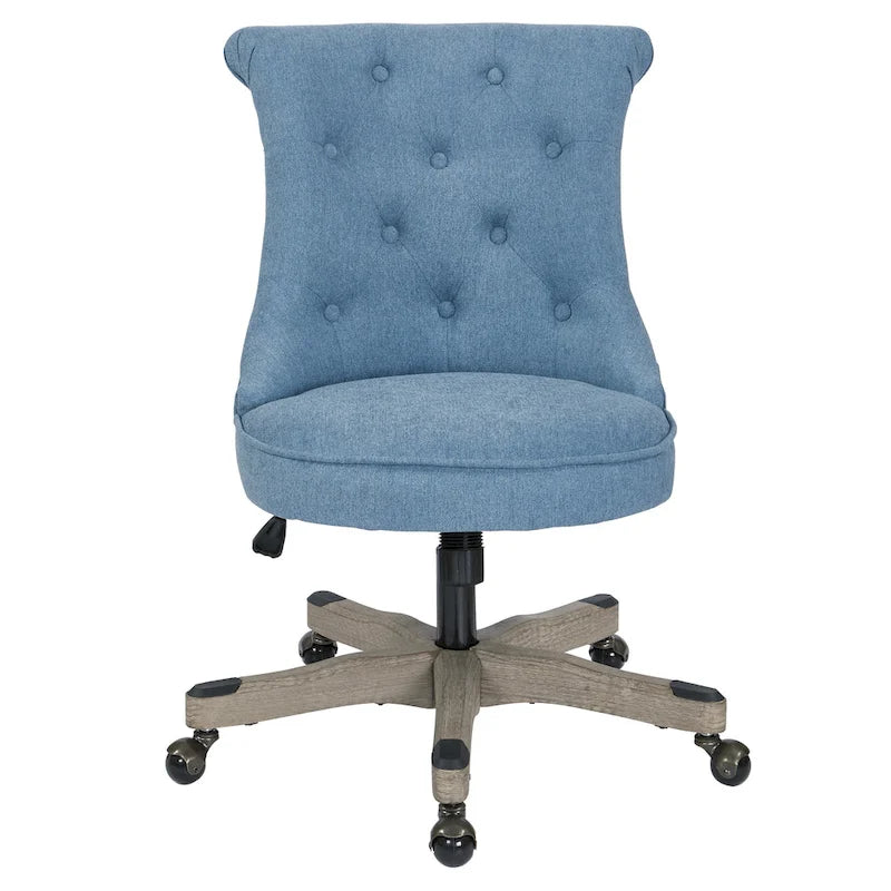Chaise de bureau capitonnée avec hauteur réglable