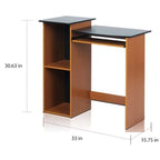 Bureau compact pour ordinateur avec rangements