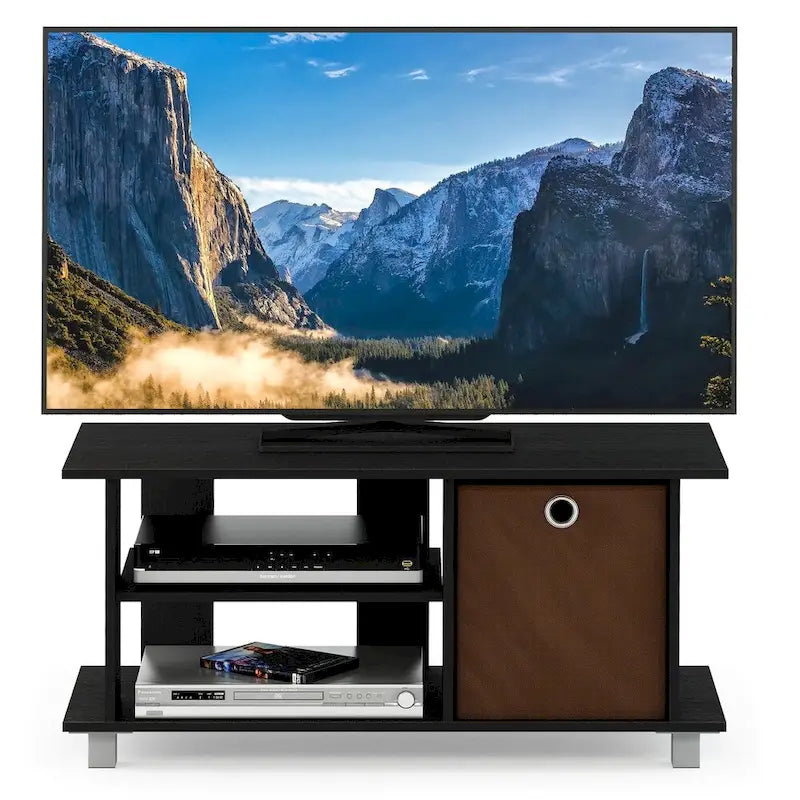 Meuble TV compact avec tiroirs de rangement