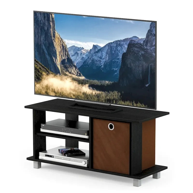 Meuble TV compact avec tiroirs de rangement