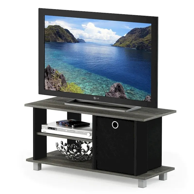 Meuble TV compact avec tiroirs de rangement
