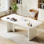 Bureau d'ordinateur de 63 pouces avec base arquée