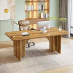 Bureau d'ordinateur de 63 pouces avec base arquée