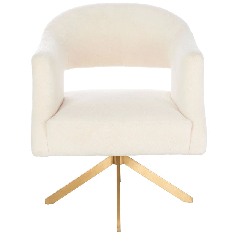 Fauteuil pivotant d'appoint – 69 cm L x 74 cm P x 84 cm H