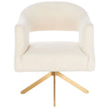 Fauteuil pivotant d'appoint – 69 cm L x 74 cm P x 84 cm H