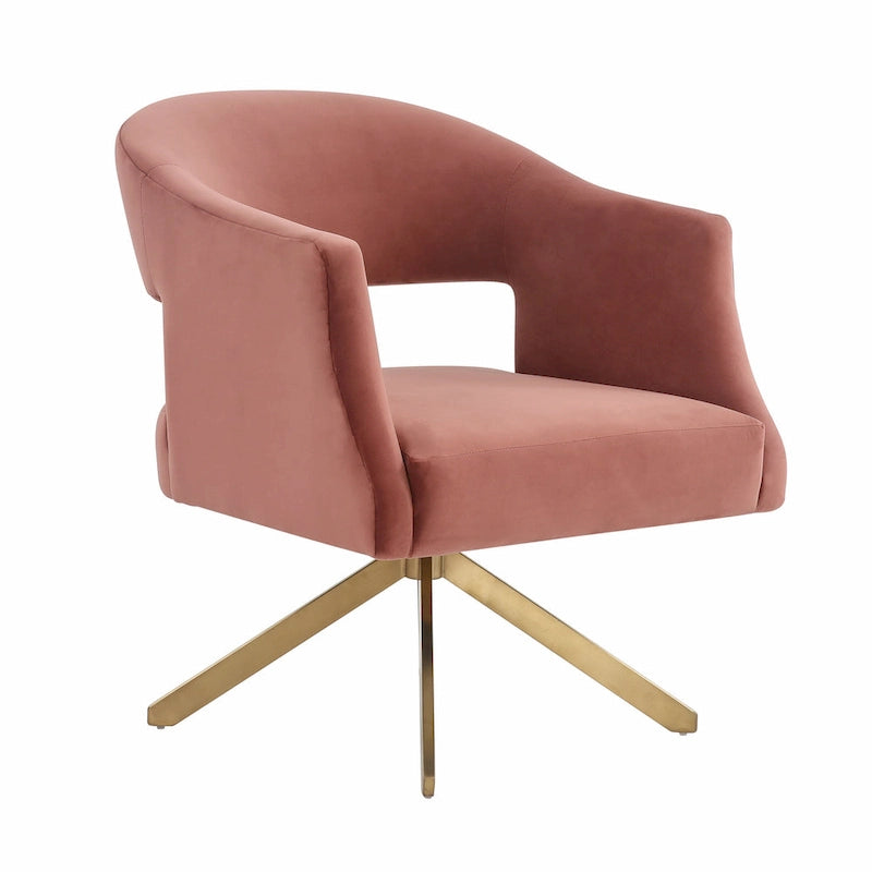 Fauteuil pivotant d'appoint – 69 cm L x 74 cm P x 84 cm H