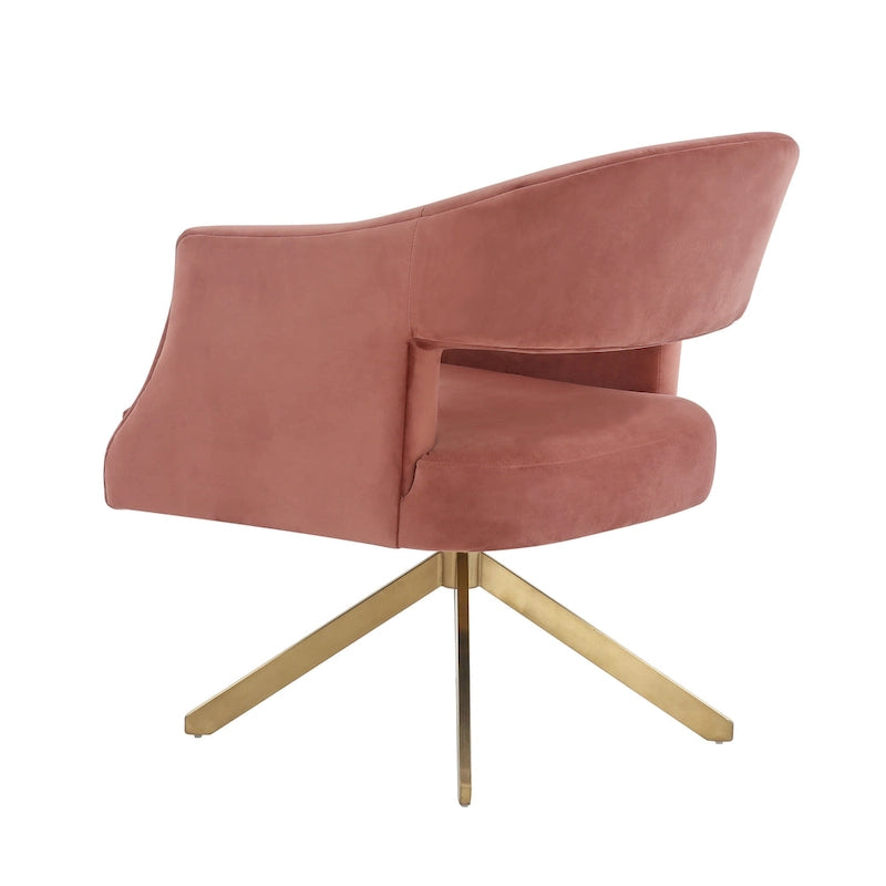 Fauteuil pivotant d'appoint – 69 cm L x 74 cm P x 84 cm H