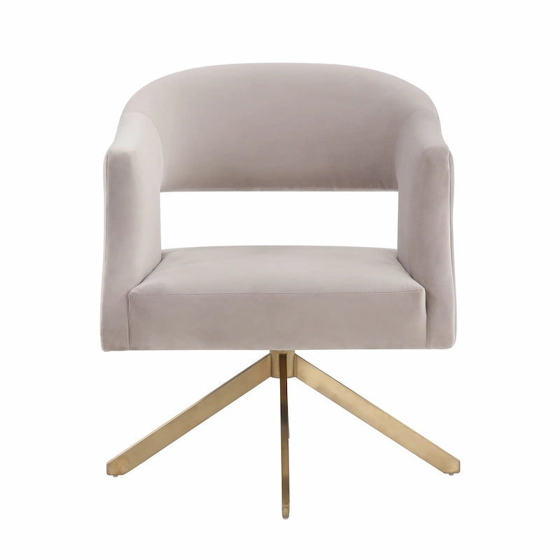 Fauteuil pivotant d'appoint – 69 cm L x 74 cm P x 84 cm H