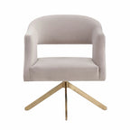 Fauteuil pivotant d'appoint – 69 cm L x 74 cm P x 84 cm H